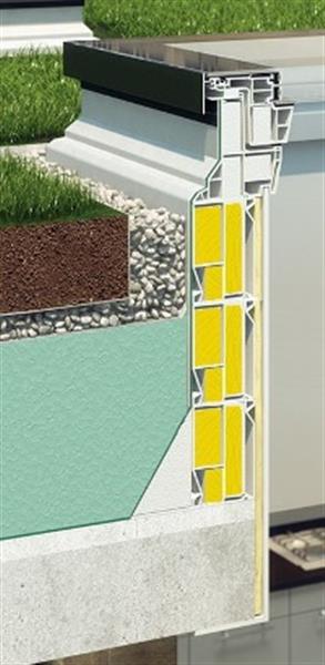 Grote foto fakro xrd opstand voor verhoging fakro platdakraam of lichtkoepel doe het zelf en verbouw glas en ramen