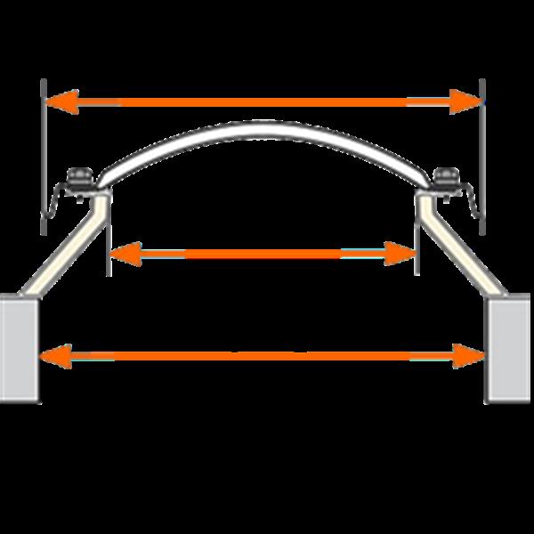 Grote foto lichtkoepel skylux dubbelwandig polycarbonaat dagmaat 160x280 cm doe het zelf en verbouw glas en ramen