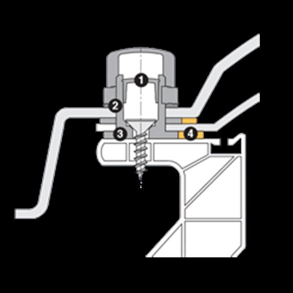 Grote foto lichtkoepel skylux dubbelwandig polycarbonaat dagmaat 75x75 cm doe het zelf en verbouw glas en ramen