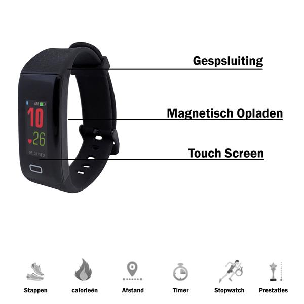 Grote foto at3 activity tracker hartslag notificaties stappenteller beauty en gezondheid overige beauty en gezondheid