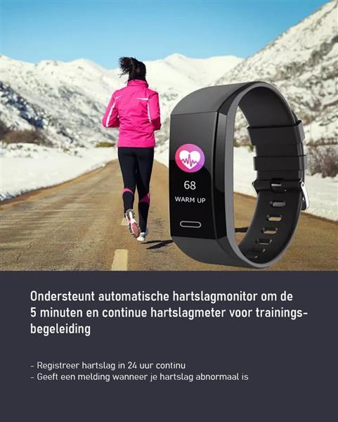 Grote foto at3 activity tracker hartslag notificaties stappenteller beauty en gezondheid overige beauty en gezondheid