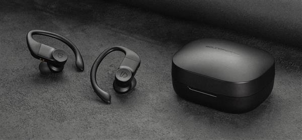 Grote foto soundpeats s5 draadloze bluetooth oortjes met oorhaak zwart audio tv en foto koptelefoons
