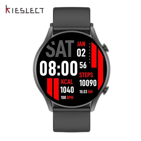 Grote foto kieslect smart calling watch kr smartwatch zuurstofmeter waterproof zwart kleding dames horloges