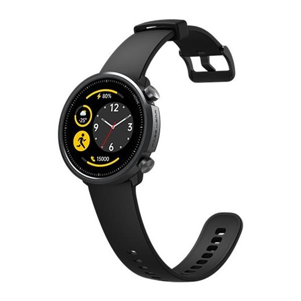 Grote foto mibro watch a1 smartwatch met zuurstofmeter 50m waterdicht zwart kleding dames horloges