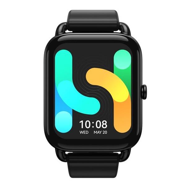 Grote foto haylou rs4 plus smart watch smartwatch met zuurstofmeter metaal zwart kleding dames horloges
