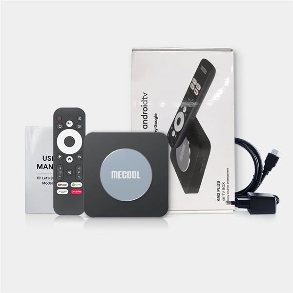 Grote foto mecool km2 plus android tv box met google netflix certificering 2 16gb audio tv en foto algemeen