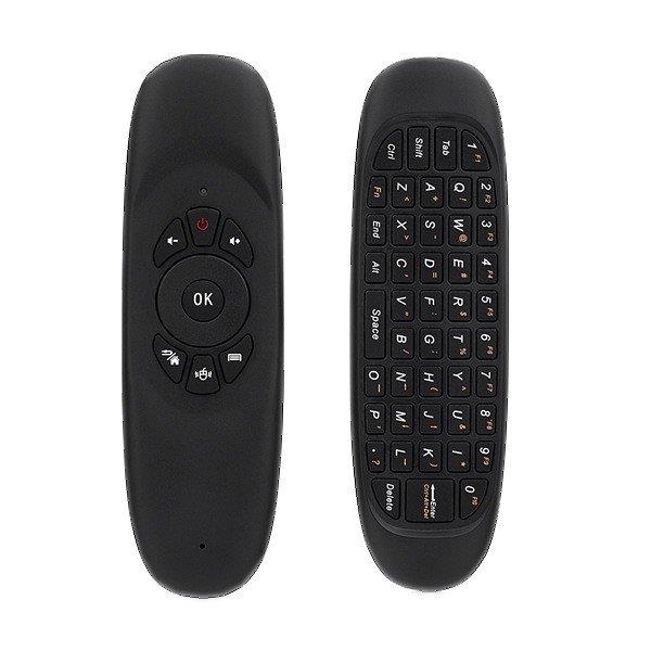 Grote foto air mouse c120 met qwerty toetsenbord draadloze afstandsbediening audio tv en foto algemeen