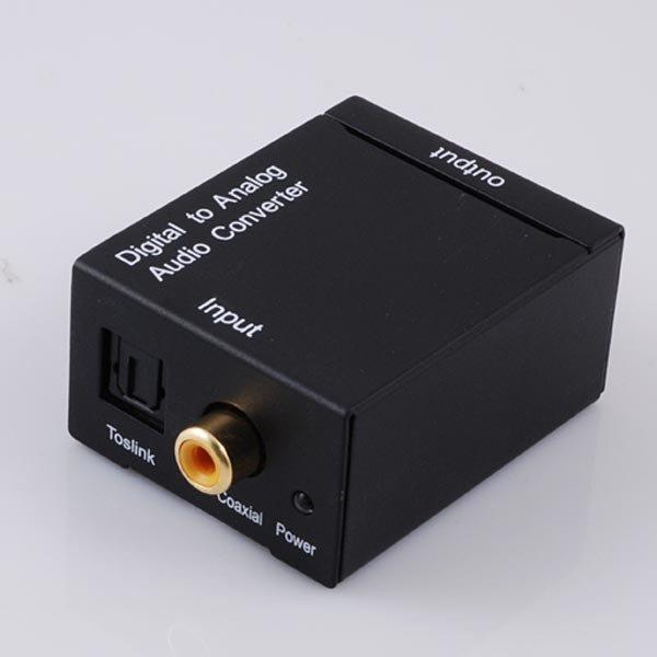 Grote foto digital audio converter dac toslink coax naar rca tulp audio tv en foto algemeen