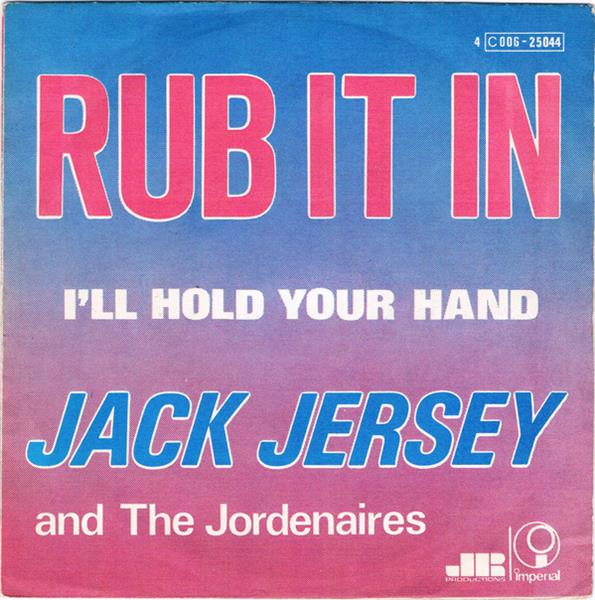 Grote foto jack jersey and the jordenaires rub it in muziek en instrumenten platen elpees singles