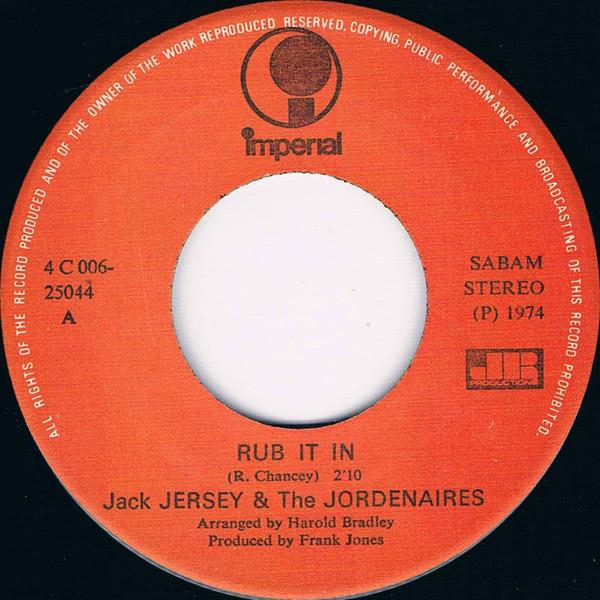 Grote foto jack jersey and the jordenaires rub it in muziek en instrumenten platen elpees singles