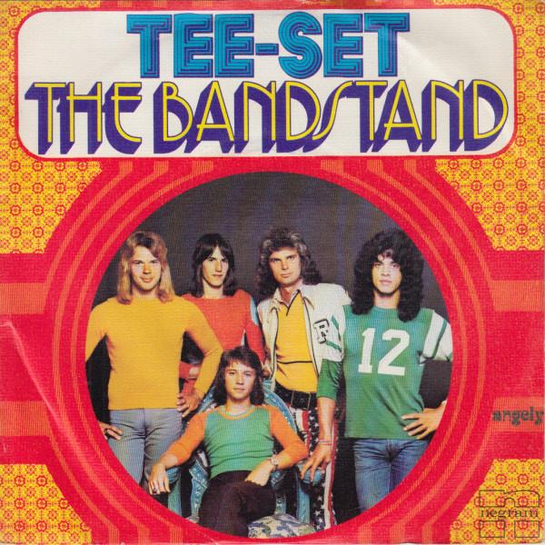 Grote foto tee set the bandstand muziek en instrumenten platen elpees singles