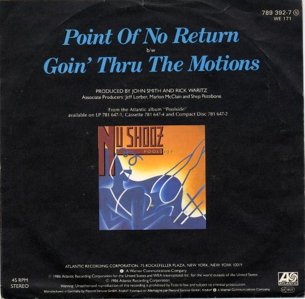 Grote foto nu shooz point of no return muziek en instrumenten platen elpees singles