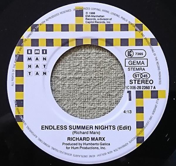 Grote foto richard marx endless summer nights muziek en instrumenten platen elpees singles