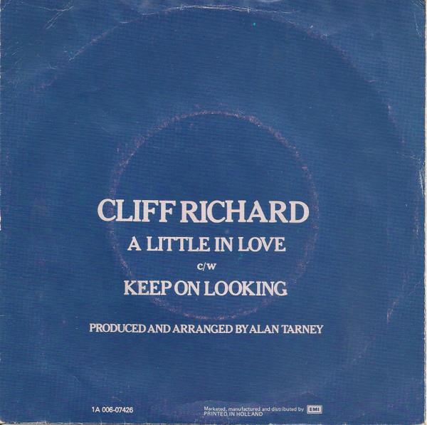 Grote foto cliff richard a little in love muziek en instrumenten platen elpees singles