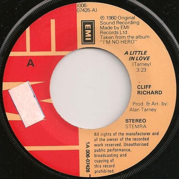 Grote foto cliff richard a little in love muziek en instrumenten platen elpees singles