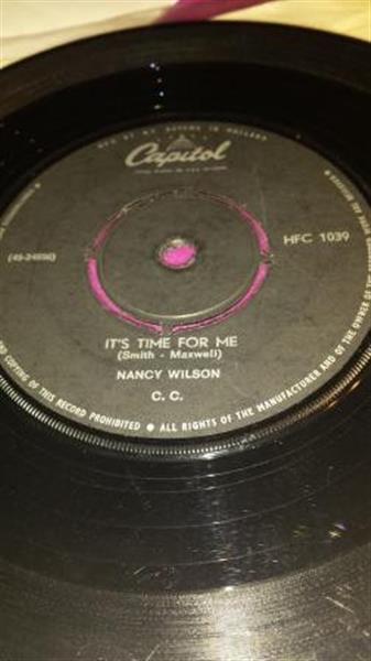 Grote foto nancy wilson it time for me i wanna be with you muziek en instrumenten platen elpees singles