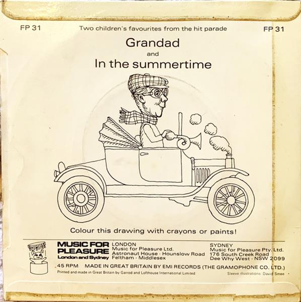 Grote foto unknown artist grandad in the summertime muziek en instrumenten platen elpees singles