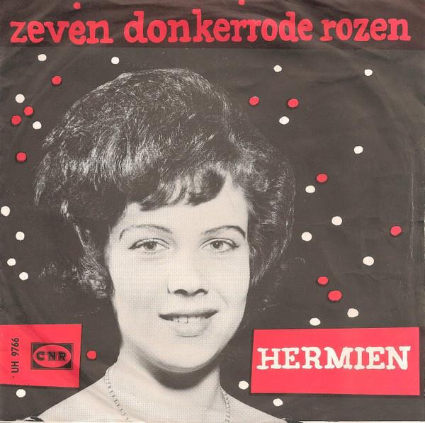 Grote foto hermien timmerman zeven donkerrode rozen muziek en instrumenten platen elpees singles