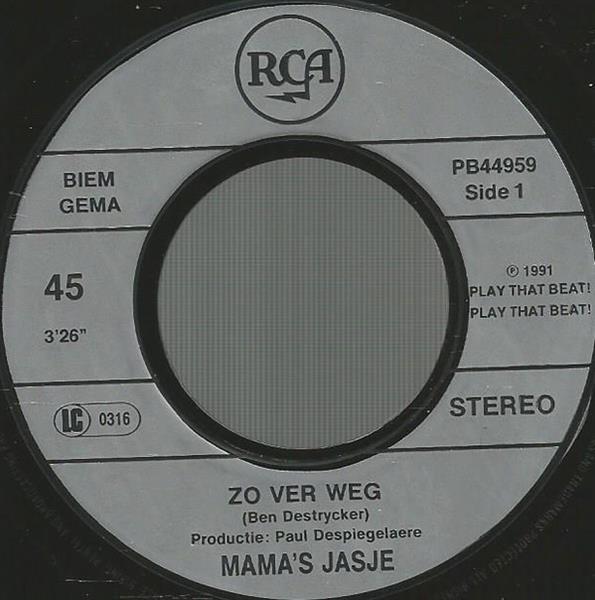 Grote foto mama jasje zo ver weg muziek en instrumenten platen elpees singles