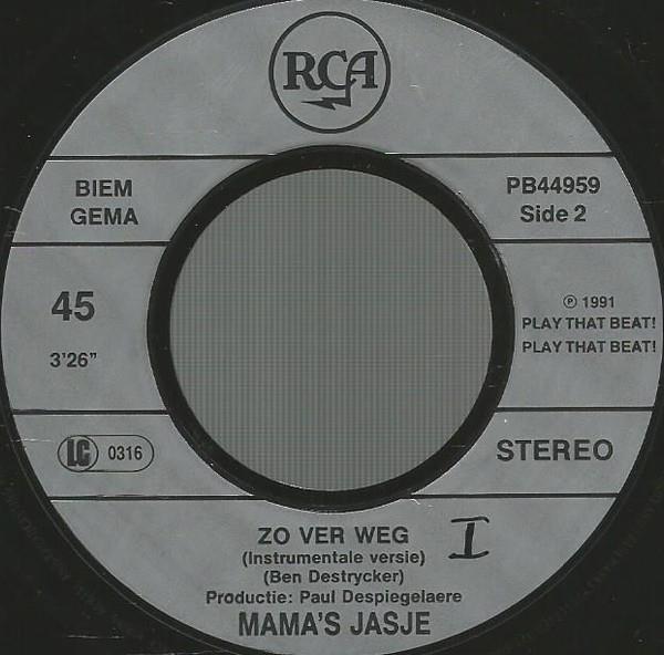 Grote foto mama jasje zo ver weg muziek en instrumenten platen elpees singles