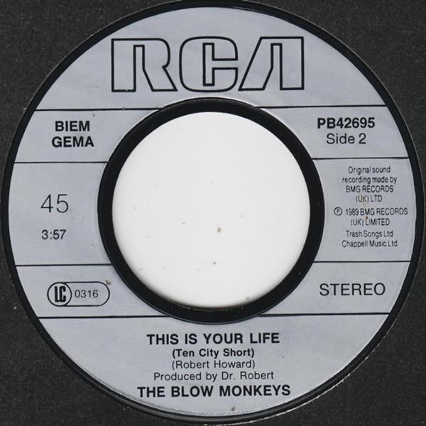 Grote foto the blow monkeys this is your life muziek en instrumenten platen elpees singles
