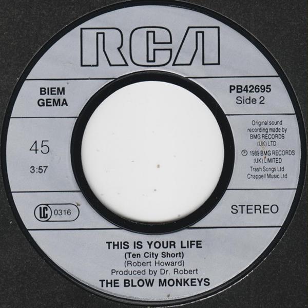 Grote foto the blow monkeys this is your life muziek en instrumenten platen elpees singles