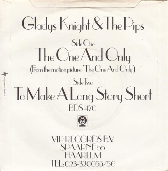 Grote foto gladys knight and the pips the one and only muziek en instrumenten platen elpees singles