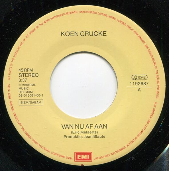 Grote foto koen crucke van nu af aan muziek en instrumenten platen elpees singles