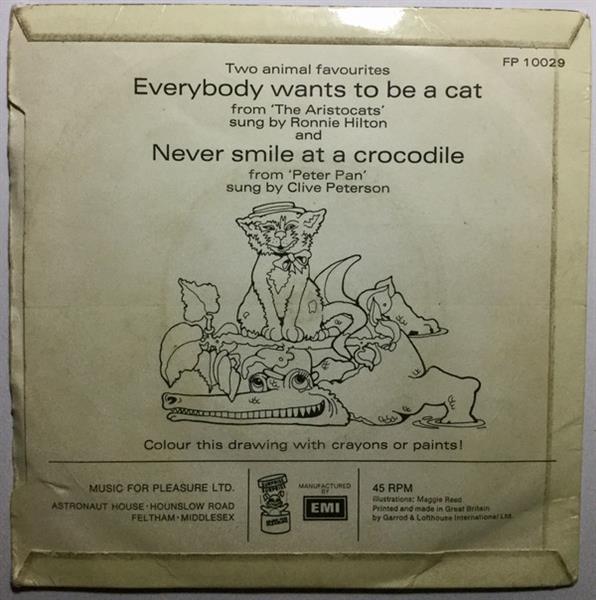 Grote foto ronnie hilton clive peterson never smile at a crocodile and everybody wants to be a cat muziek en instrumenten platen elpees singles