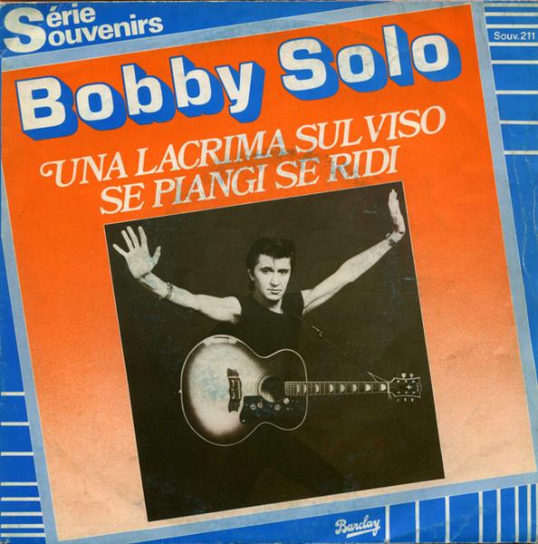 Grote foto bobby solo una lacrima sul viso se piangi se ridi muziek en instrumenten platen elpees singles