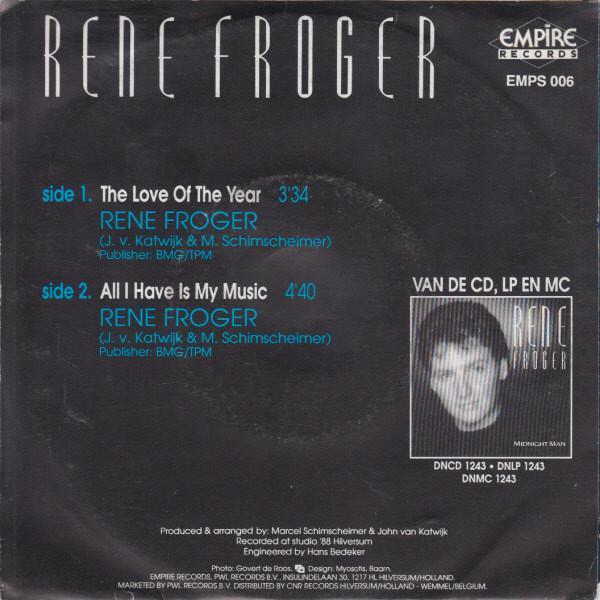 Grote foto ren froger the love of the year muziek en instrumenten platen elpees singles