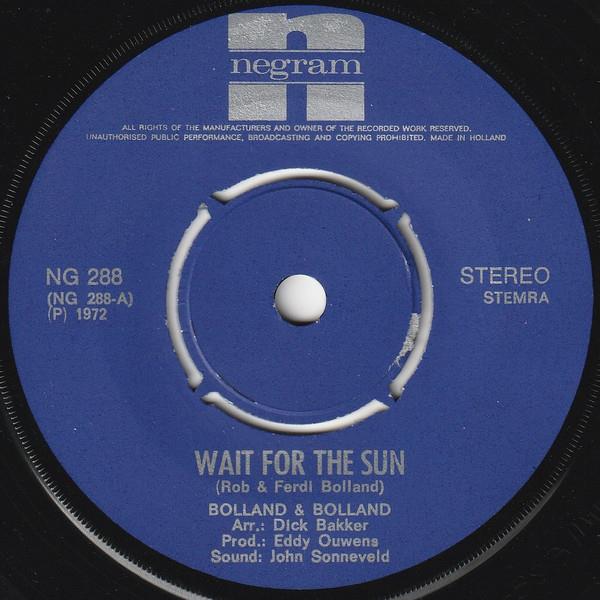 Grote foto bolland bolland wait for the sun muziek en instrumenten platen elpees singles