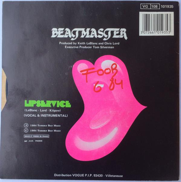 Grote foto beatmaster lipservice muziek en instrumenten platen elpees singles