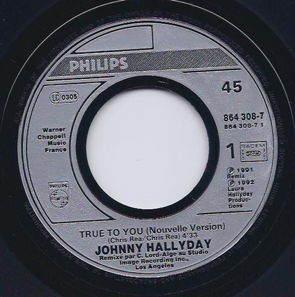 Grote foto johnny hallyday true to you muziek en instrumenten platen elpees singles