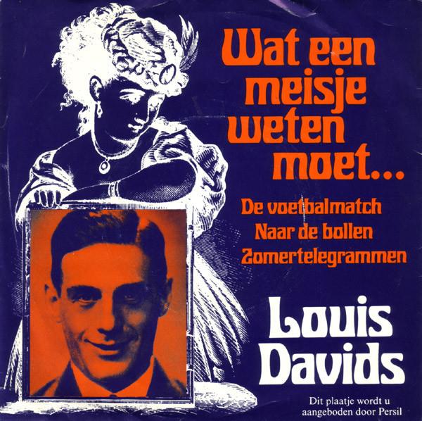 Grote foto louis davids wat een meisje weten moet... muziek en instrumenten platen elpees singles