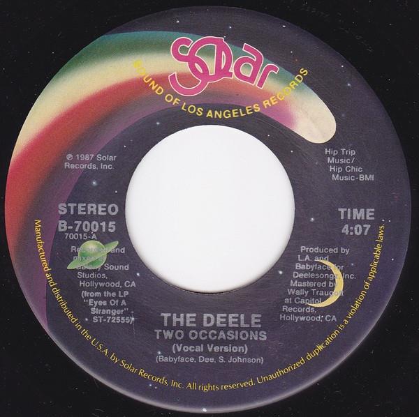 Grote foto the deele two occasions muziek en instrumenten platen elpees singles