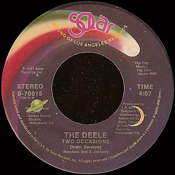 Grote foto the deele two occasions muziek en instrumenten platen elpees singles