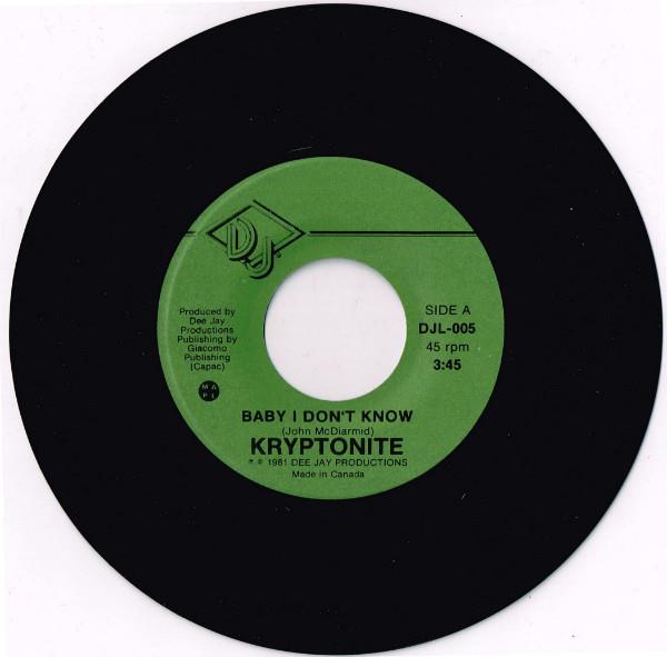 Grote foto kryptonite baby i don t know muziek en instrumenten platen elpees singles