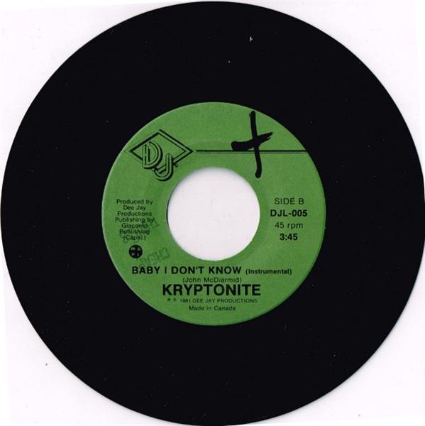 Grote foto kryptonite baby i don t know muziek en instrumenten platen elpees singles