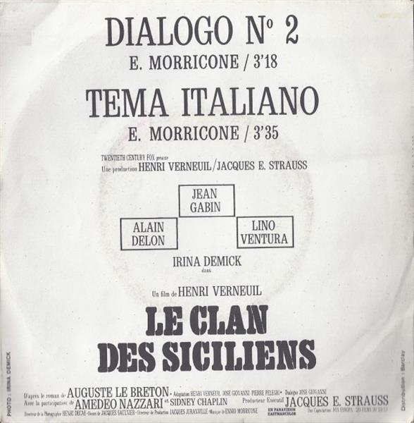 Grote foto ennio morricone bande originale du film le clan des siciliens muziek en instrumenten platen elpees singles