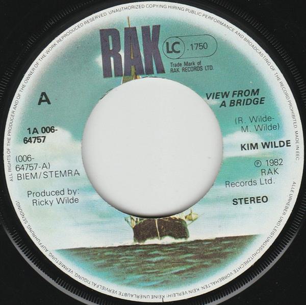 Grote foto kim wilde view from a bridge muziek en instrumenten platen elpees singles