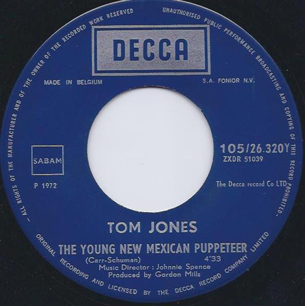 Grote foto tom jones the mexican puppeteer muziek en instrumenten platen elpees singles