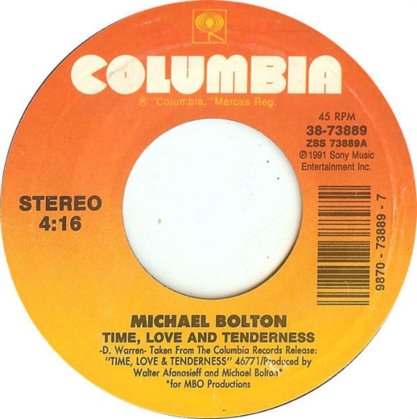 Grote foto michael bolton time love and tenderness muziek en instrumenten platen elpees singles