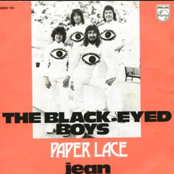 Grote foto paper lace the black eyed boys jean muziek en instrumenten platen elpees singles