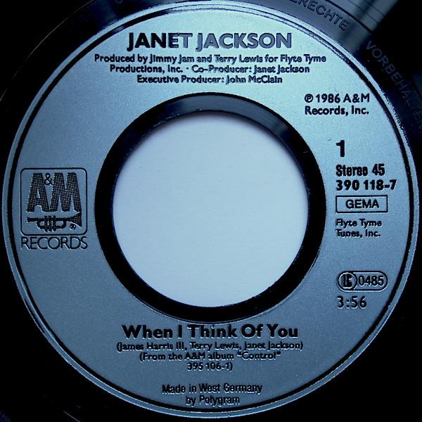 Grote foto janet jackson when i think of you muziek en instrumenten platen elpees singles