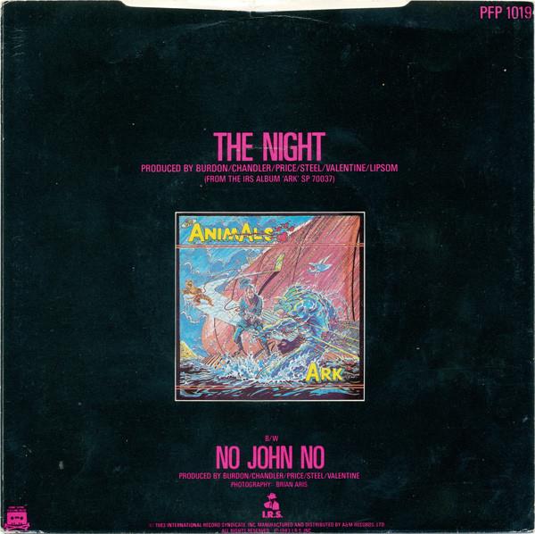 Grote foto the animals the night muziek en instrumenten platen elpees singles