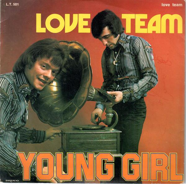 Grote foto love team young girl muziek en instrumenten platen elpees singles