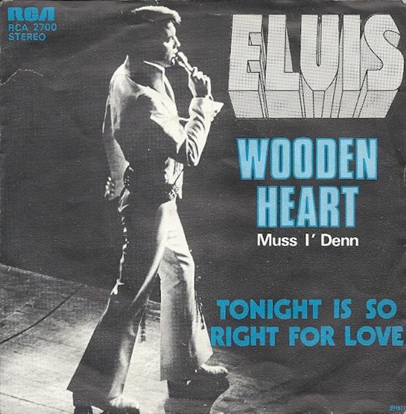 Grote foto elvis presley wooden heart muss i denn muziek en instrumenten platen elpees singles