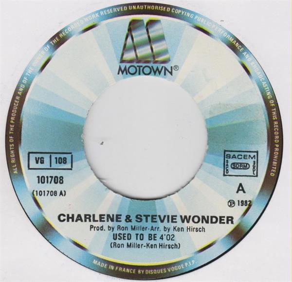 Grote foto charlene stevie wonder used to be muziek en instrumenten platen elpees singles