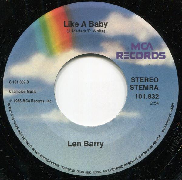 Grote foto len barry 1 2 3 like a baby muziek en instrumenten platen elpees singles